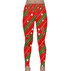 Christmas-paper-star-texture     - Lightweight Velour Classic Yoga Leggings