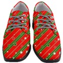 Christmas-paper-star-texture     - Women Heeled Oxford Shoes View1