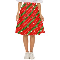 Christmas-paper-star-texture     - Classic Short Skirt by Bedest