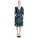 Ornament-district-turquoise Wrap Up Cocktail Dress View1