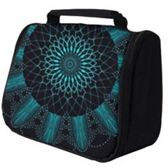 Ornament-district-turquoise Full Print Travel Pouch (big)