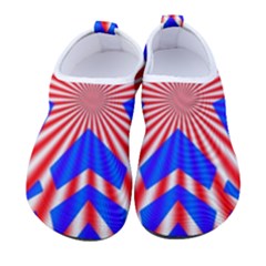 Star-explosion-burst-usa-red Women s Sock-style Water Shoes