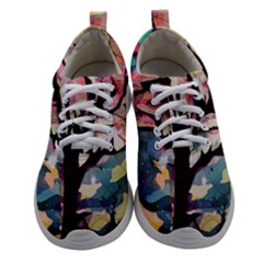 Tree-moon-night-sky-landscape Women Athletic Shoes by Bedest