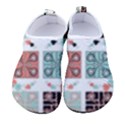 Mint Black Coral Heart Paisley Kids  Sock-Style Water Shoes View1