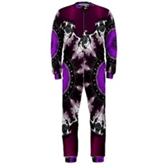 Kaleidoscope-round-circle-geometry Onepiece Jumpsuit (men) by Bedest