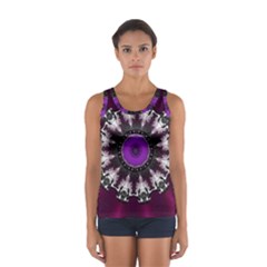 Kaleidoscope-round-circle-geometry Sport Tank Top  by Bedest