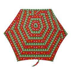 Christmas-papers-red-and-green Mini Folding Umbrellas by Bedest