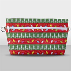 Christmas-papers-red-and-green Handbag Organizer by Bedest