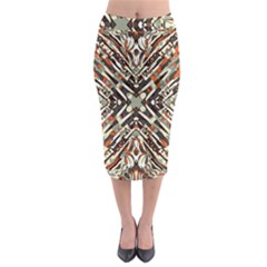 Arabic Backdrop Background Cloth Midi Pencil Skirt by Bedest