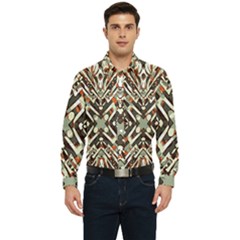 Arabic Backdrop Background Cloth Men s Long Sleeve  Shirt by Bedest