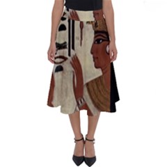 Hieroglyphics-goddess-queen Perfect Length Midi Skirt by Bedest