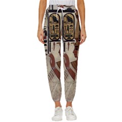 Hieroglyphics-goddess-queen Women s Cropped Drawstring Pants