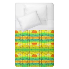 Birds-beach-sun-abstract-pattern Duvet Cover (single Size) by Bedest