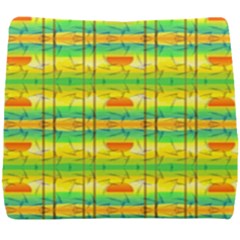 Birds-beach-sun-abstract-pattern Seat Cushion by Bedest