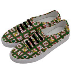 Christmas-paper-christmas-pattern Men s Classic Low Top Sneakers by Bedest