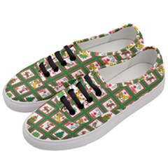 Christmas-paper-christmas-pattern Women s Classic Low Top Sneakers by Bedest