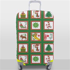 Christmas-paper-christmas-pattern Luggage Cover (large) by Bedest