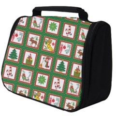 Christmas-paper-christmas-pattern Full Print Travel Pouch (big)