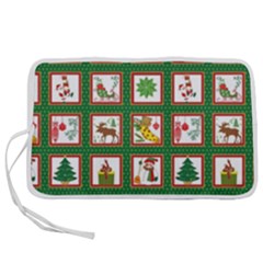 Christmas-paper-christmas-pattern Pen Storage Case (m) by Bedest