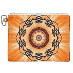 Abstract-kaleidoscope-colorful Canvas Cosmetic Bag (xxl) by Bedest