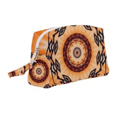 Abstract-kaleidoscope-colorful Wristlet Pouch Bag (medium) by Bedest