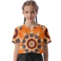 Abstract-kaleidoscope-colorful Kids  Basic T-Shirt View1