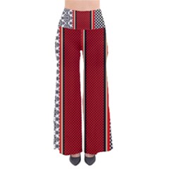 Background-damask-red-black So Vintage Palazzo Pants by Bedest