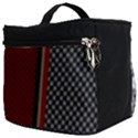 Background-damask-red-black Make Up Travel Bag (Big) View2