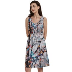 Forest-abstract-artwork-colorful Classic Skater Dress