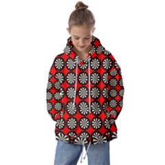 Darts-dart-board-board-target-game Kids  Oversized Hoodie by Bedest