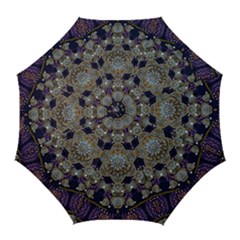 Flowers Of Diamonds In Harmony And Structures Of Love Golf Umbrellas by pepitasart