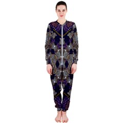 Flowers Of Diamonds In Harmony And Structures Of Love Onepiece Jumpsuit (ladies)