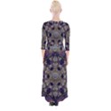 Flowers Of Diamonds In Harmony And Structures Of Love Quarter Sleeve Wrap Maxi Dress View2