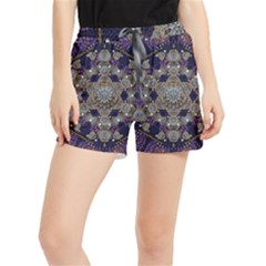 Flowers Of Diamonds In Harmony And Structures Of Love Women s Runner Shorts by pepitasart