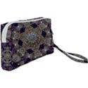 Flowers Of Diamonds In Harmony And Structures Of Love Wristlet Pouch Bag (Small) View2