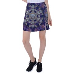 Flowers Of Diamonds In Harmony And Structures Of Love Tennis Skirt by pepitasart