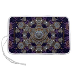 Flowers Of Diamonds In Harmony And Structures Of Love Pen Storage Case (s) by pepitasart