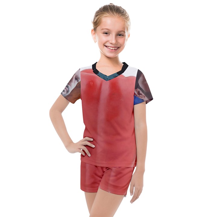 Adobe Express 20230807 1249100 1 Fb Img 1694012935321 Fb Img 1694012925239 Pngfind Com-league-of-legends-png-3243460 Kids  Mesh T-Shirt and Shorts Set