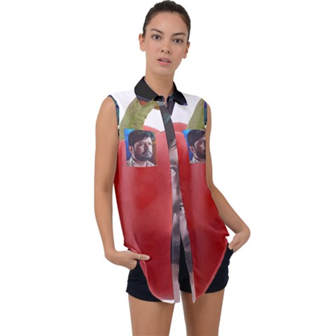 Adobe Express 20230807 1249100 1 Fb Img 1694012935321 Fb Img 1694012925239 Pngfind Com-league-of-legends-png-3243460 Sleeveless Chiffon Button Shirt by 94gb