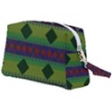 Background-batik 01 Wristlet Pouch Bag (Large) View2