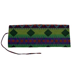 Background-batik 01 Roll Up Canvas Pencil Holder (s) by nateshop