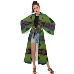 Background-batik 01 Maxi Kimono by nateshop