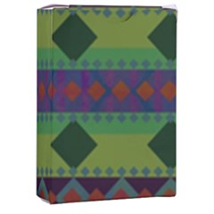 Background-batik 01 Playing Cards Single Design (rectangle) With Custom Box by nateshop