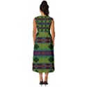 Background-batik 01 Sleeveless Round Neck Midi Dress View4