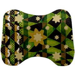 Background-batik 02 Head Support Cushion by nateshop