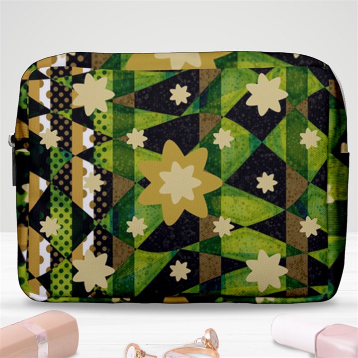 Background-batik 02 Make Up Pouch (Large)