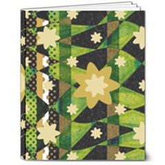 Background-batik 02 8  X 10  Hardcover Notebook by nateshop