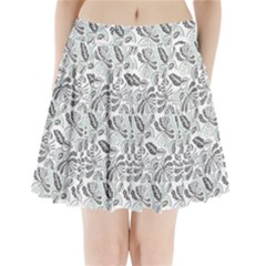 Batik Klasik In Indonesia Pleated Mini Skirt by nateshop