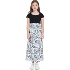 Batik Klasik In Indonesia Kids  Flared Maxi Skirt by nateshop