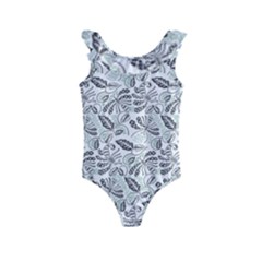 Batik Klasik In Indonesia Kids  Frill Swimsuit by nateshop